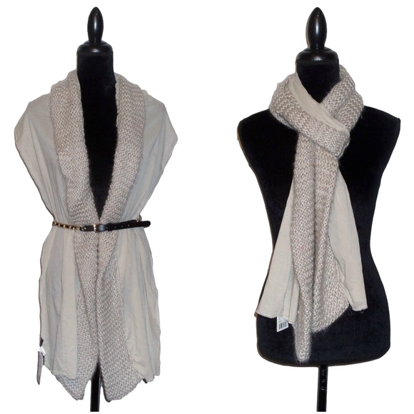 NWT Urban Outfitters Cable Knit Long Scarf - Picture 1 of 4